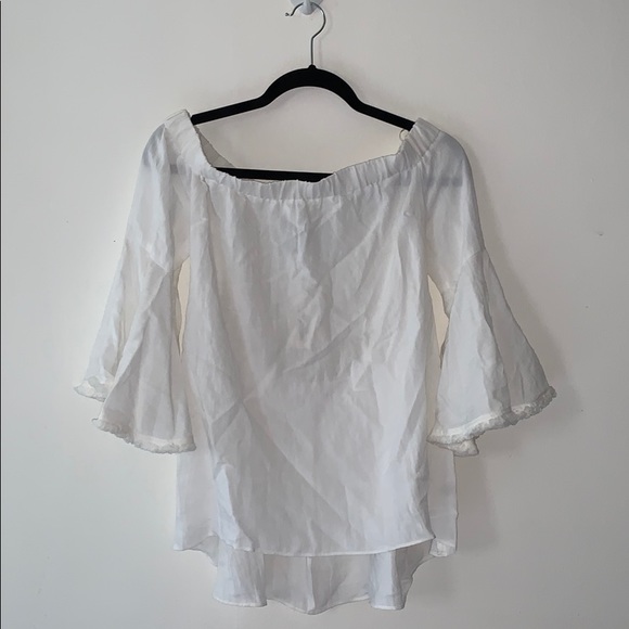 ⚡️ $5 FLASH SALE! ⚡️NWT Forever 21 Off Shoulder Woven Top - Picture 2 of 10